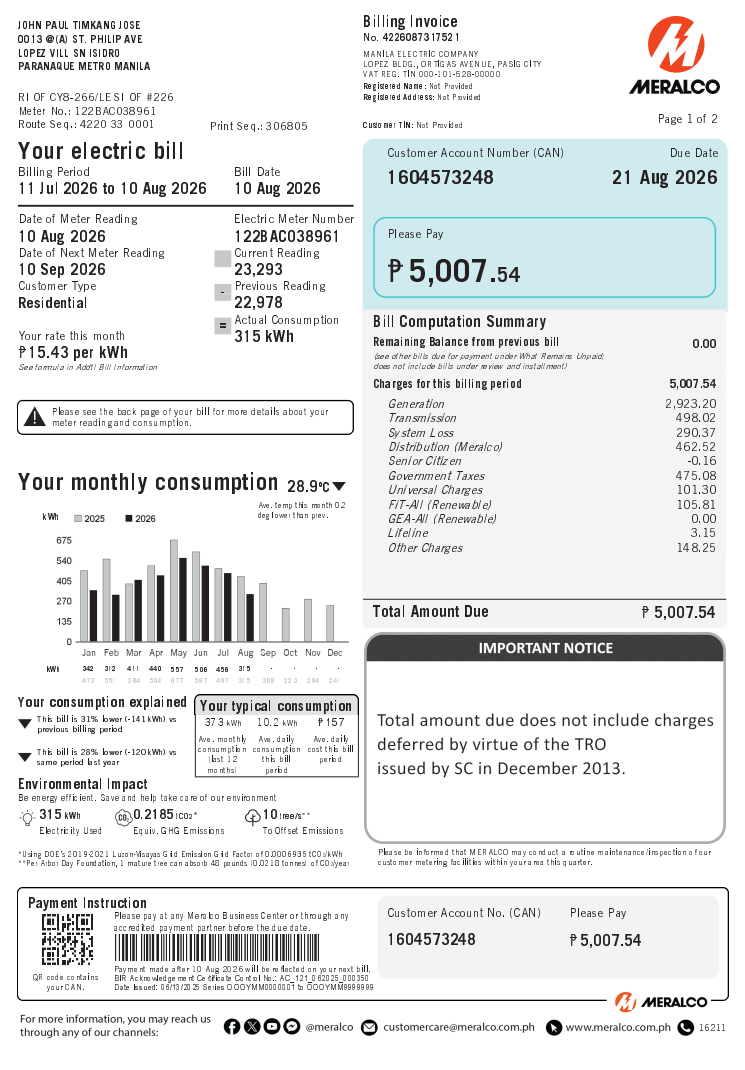 Meralco 248 bill