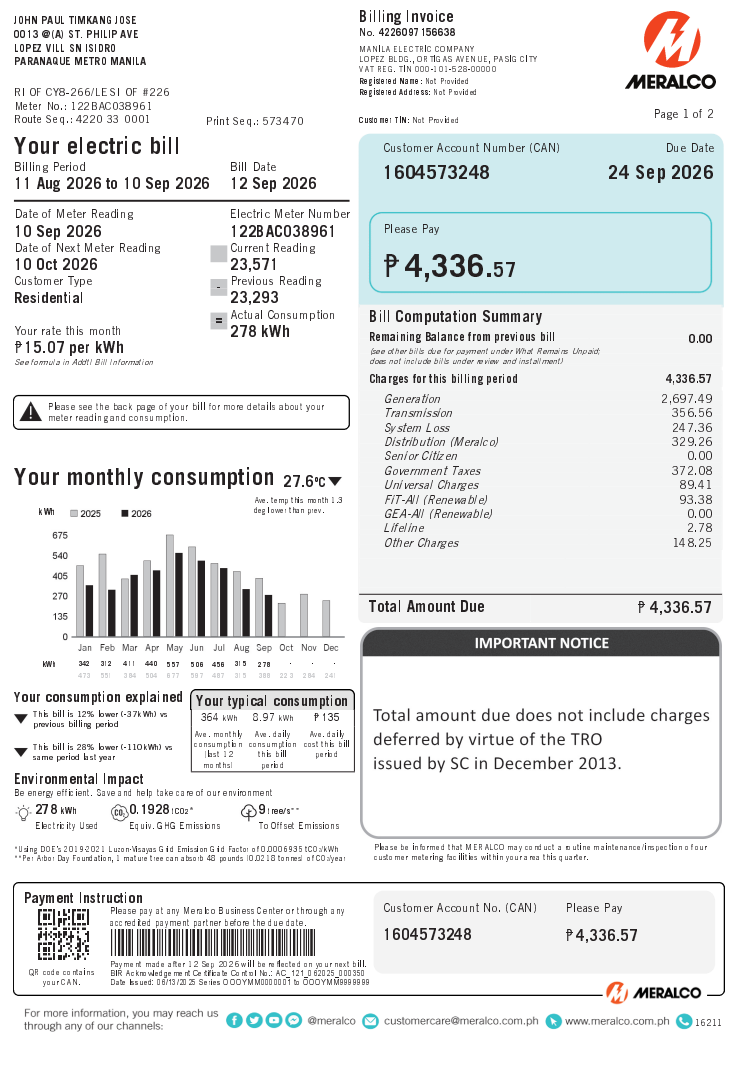Meralco 248 bill